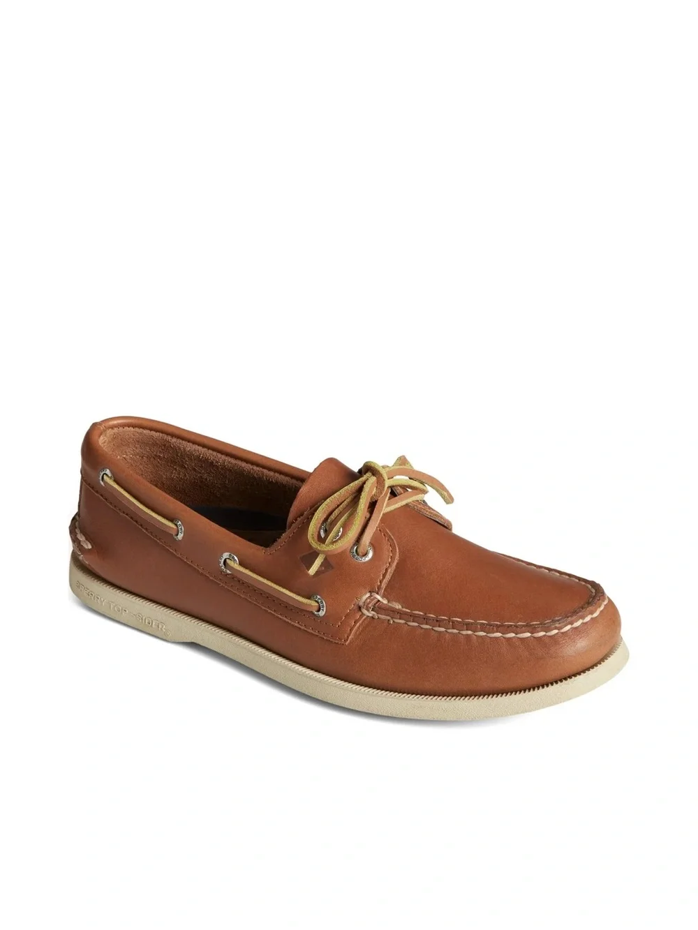 Sperry Brown Leather 2-Eye Boat Shoes